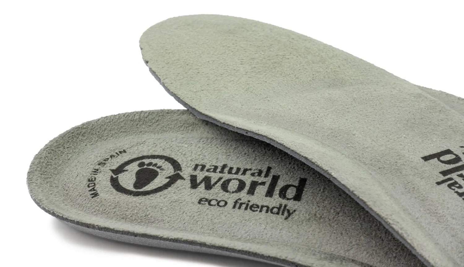 Natural World Injected Insoles Beige New